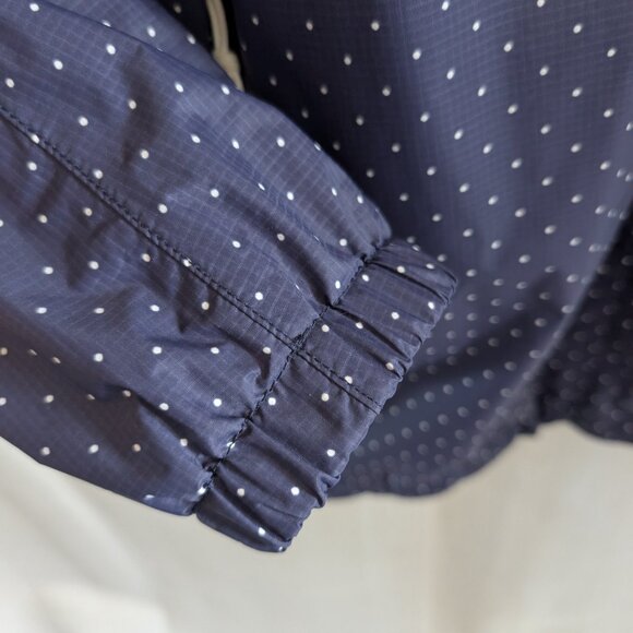 The North Face Resolve Polka Dot Rain Jacket Dryvent Navy White XL Outdoors - Picture 10 of 16